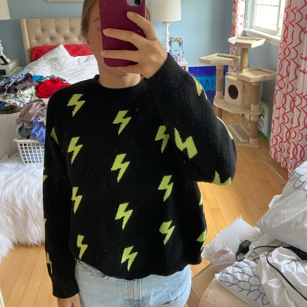 Adika lightning bolt sweater